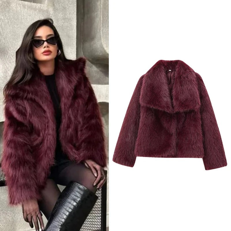 The Luxe Arctic Fur Coat