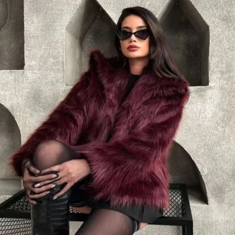 The Luxe Arctic Fur Coat