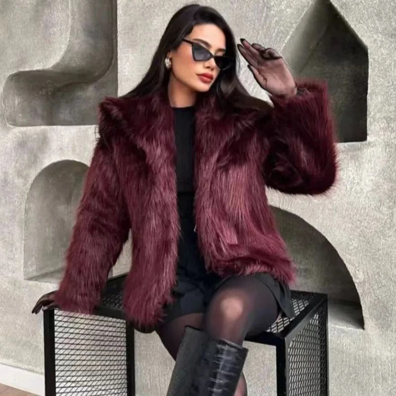 The Luxe Arctic Fur Coat