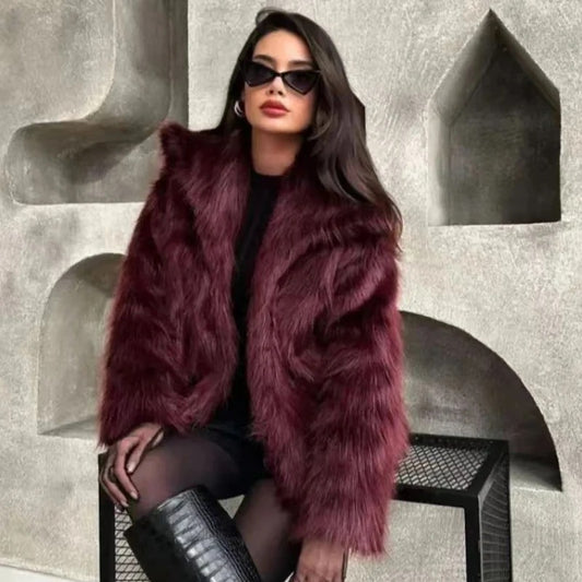 The Luxe Arctic Fur Coat